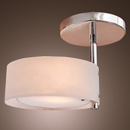 Moderne, eigentijdse mini-stijl chromen metalen kroonluchter, inbouwgarage