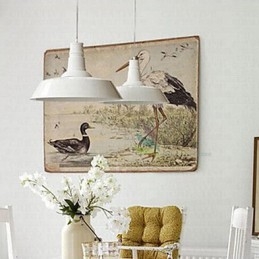 Loft Stijl Herstel Oude Manieren Kunststudio Industriële Enkele Kop Hanglamp