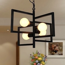 Vintage Land Schilderij Metalen Hanglamp Garage