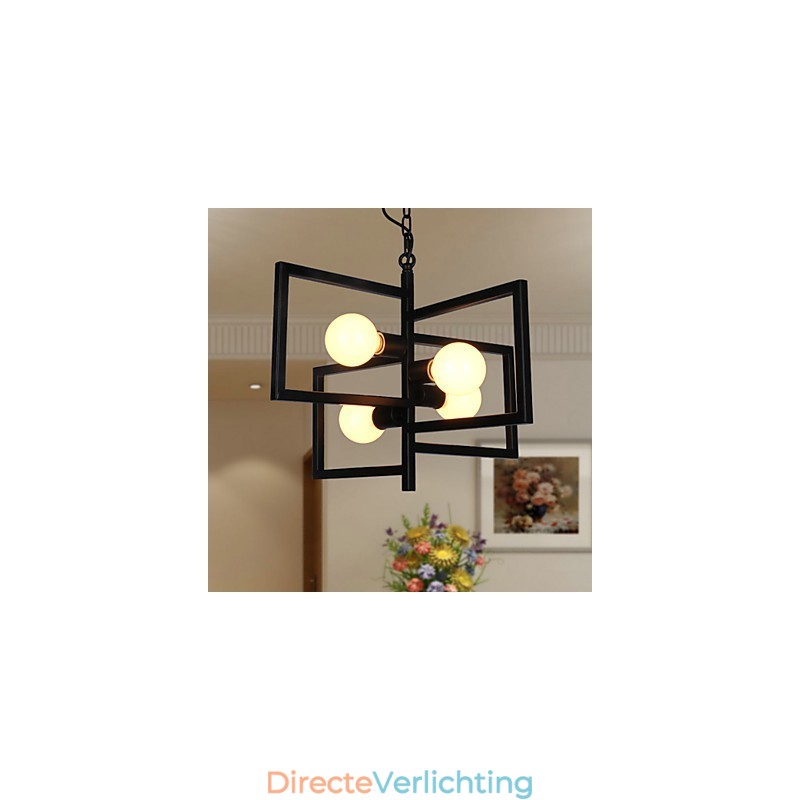 Vintage Land Schilderij Metalen Hanglamp Garage