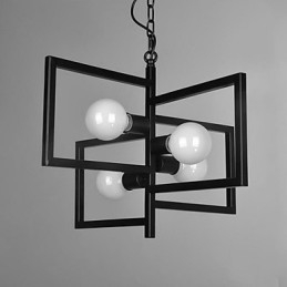 Vintage Land Schilderij Metalen Hanglamp Garage