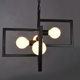 Vintage Land Schilderij Metalen Hanglamp Garage