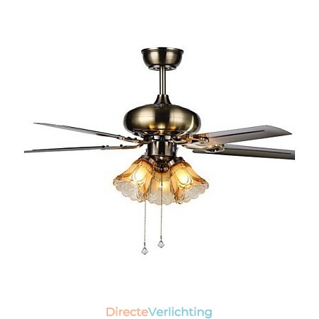 Plafondventilatoren Luxe Eco Moderne Plafondventilator Met Lichte 42 Inch Bladen Geborstelde Stalen Afwerking Plafondventilatoren Luxe Eco Moderne Plafondventilator Met Lichte 42 Inch Bladen Geborstelde Stalen Afwerking