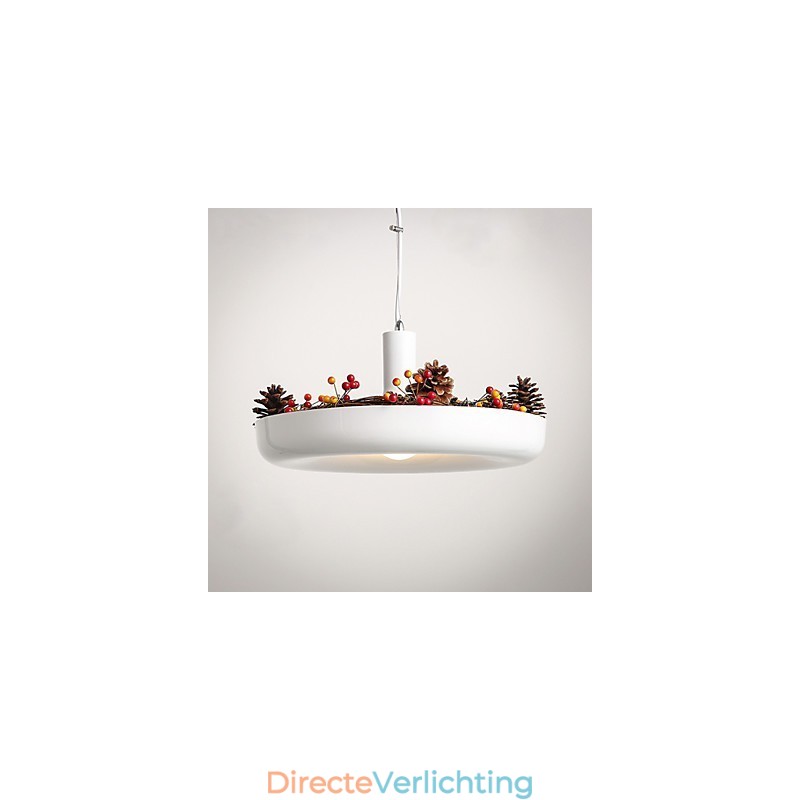 Puur witte moderne, eigentijdse decoratieve design hanglampfamilie