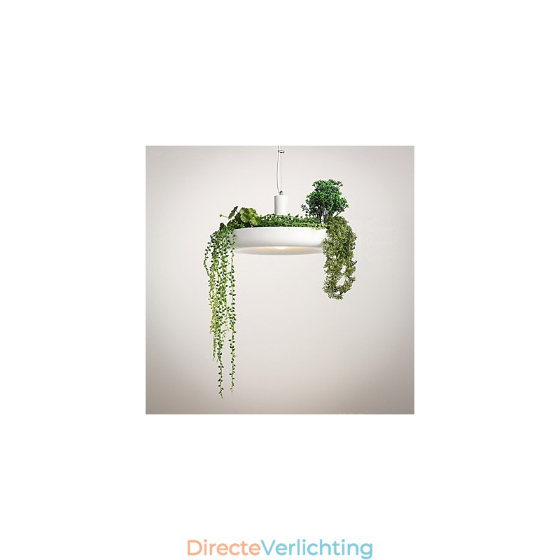 Puur witte moderne, eigentijdse decoratieve design hanglampfamilie