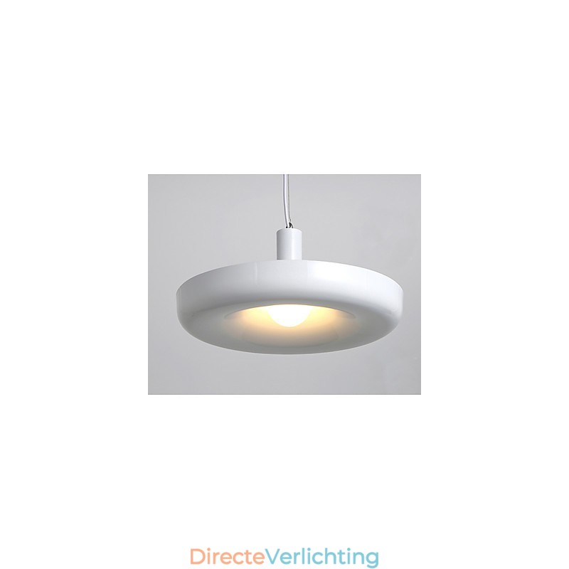 Puur witte moderne, eigentijdse decoratieve design hanglampfamilie