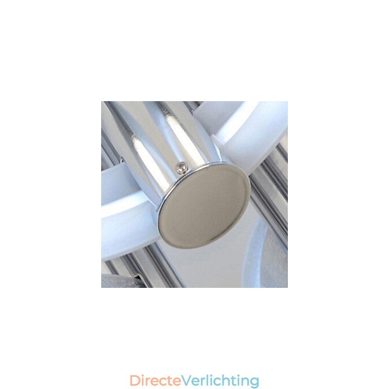 Kroonluchter Modern Zilver 3 Lampen