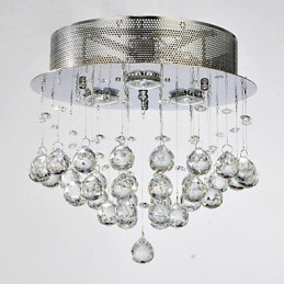 Traditionele klassieke kristalchroom metalen inbouw