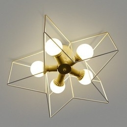 3W Vintage Land Schilderij Metalen Hanglamp Garage