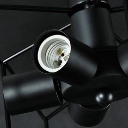 3W Vintage Land Schilderij Metalen Hanglamp Garage