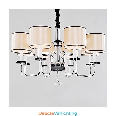 Moderne eigentijdse kristallen chromen metalen kroonluchter Moderne eigentijdse kristallen chromen metalen kroonluchter