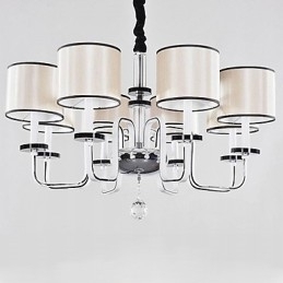Moderne eigentijdse kristallen chromen metalen kroonluchter