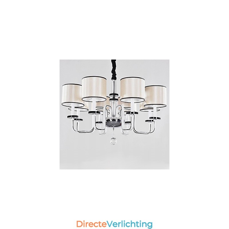Moderne eigentijdse kristallen chromen metalen kroonluchter