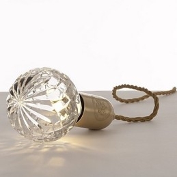 Moderne, eigentijdse vintage mini-stijl gouden metalen hanglamp