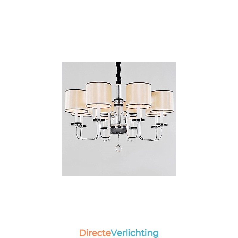 Moderne eigentijdse kristallen chromen metalen kroonluchter