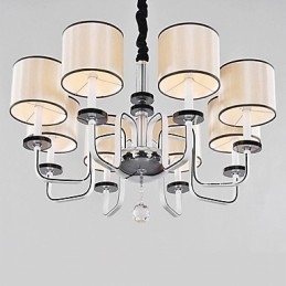 Moderne eigentijdse kristallen chromen metalen kroonluchter