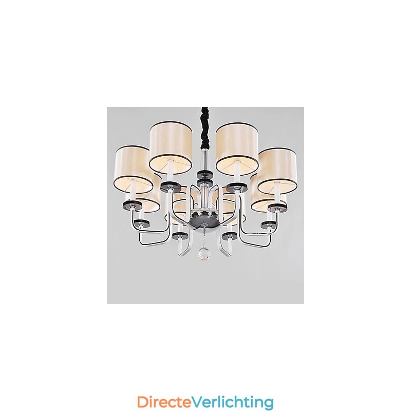 Moderne eigentijdse kristallen chromen metalen kroonluchter