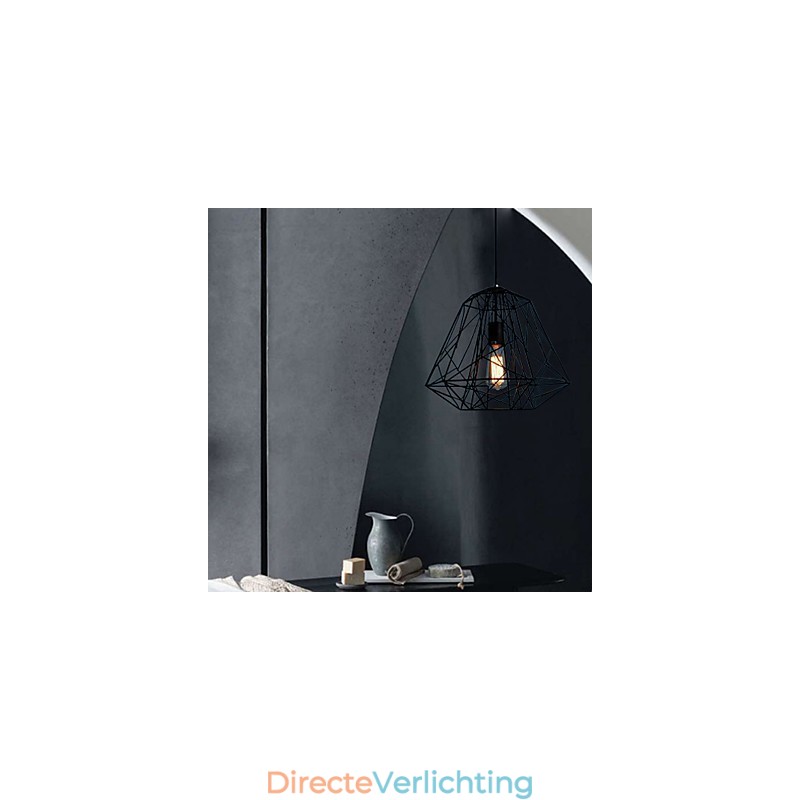 Vintage Retro Schilderij Metalen Hanglamp Garage