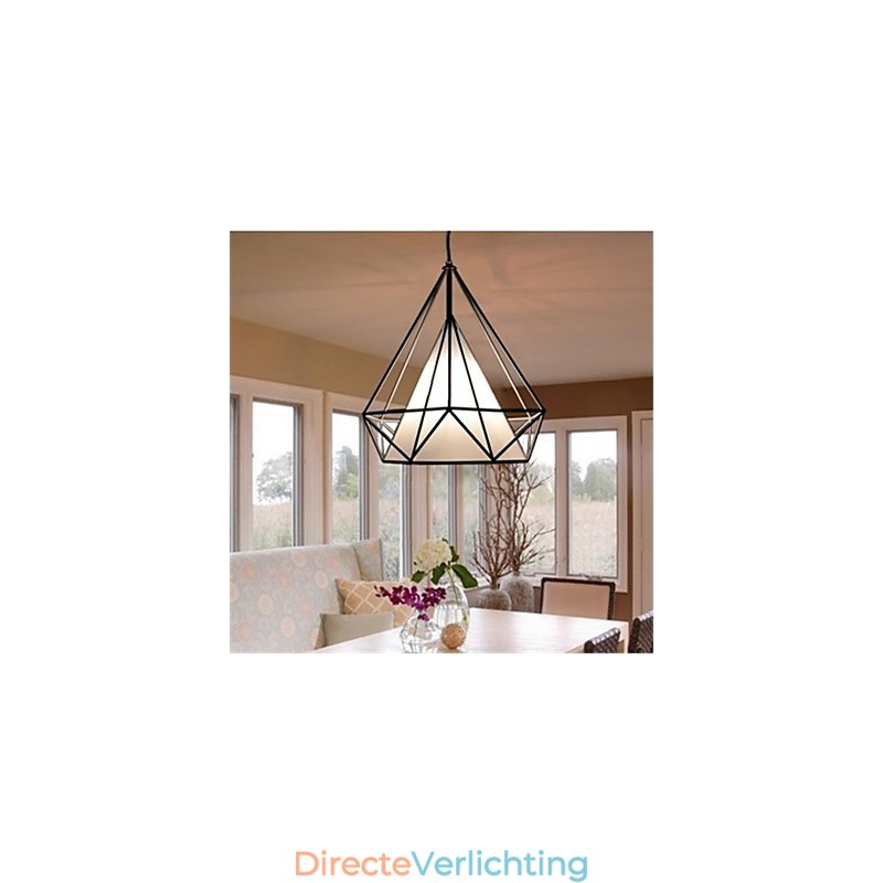 Amerikaanse Retro Eenvoudige Enkele Kop Diamanten Hanger