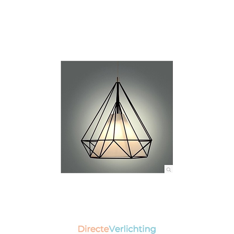 Amerikaanse Retro Eenvoudige Enkele Kop Diamanten Hanger