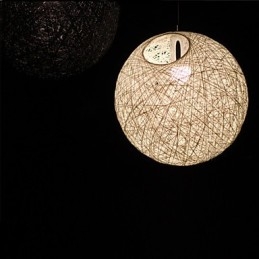 Hedendaagse en gecontracteerde bolvormige Cany Art Lamp Hennepbal Hanglamp Licht