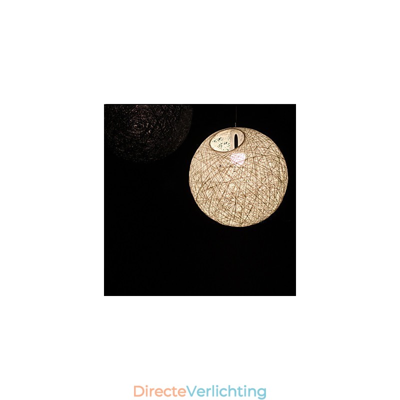 Hedendaagse en gecontracteerde bolvormige Cany Art Lamp Hennepbal Hanglamp Licht