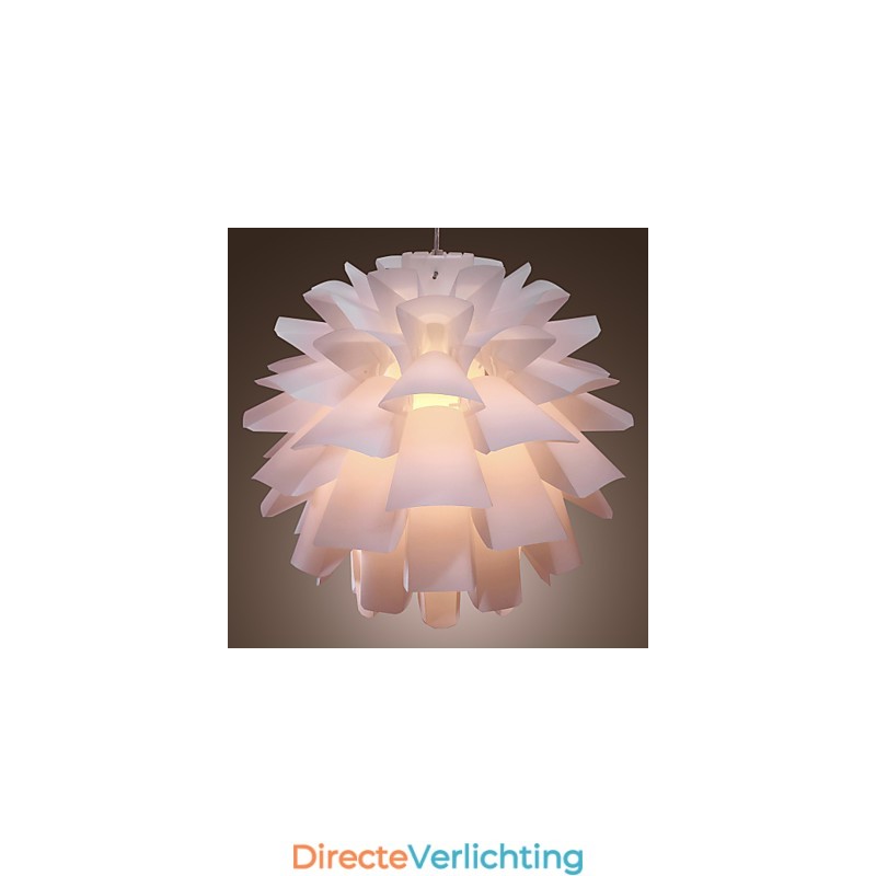 Moderne, eigentijdse retro schilderij hanglamp met wereldbol