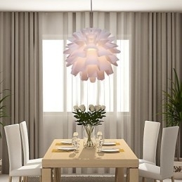 Moderne, eigentijdse retro schilderij hanglamp met wereldbol