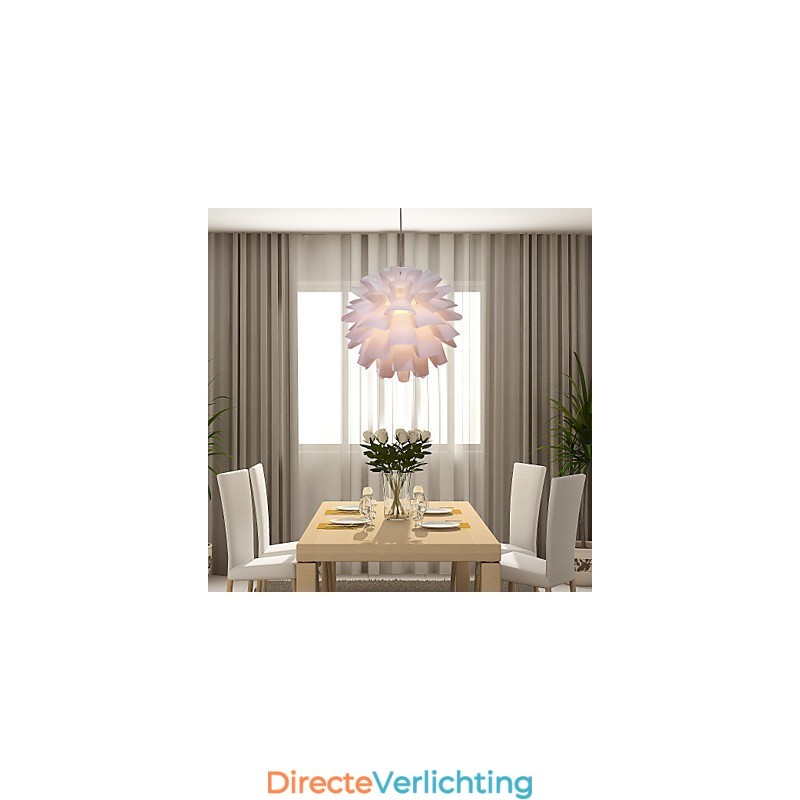 Moderne, eigentijdse retro schilderij hanglamp met wereldbol