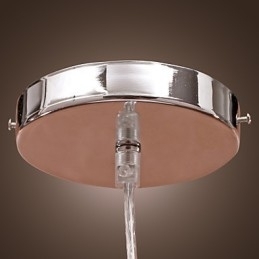 Moderne, eigentijdse retro schilderij hanglamp met wereldbol