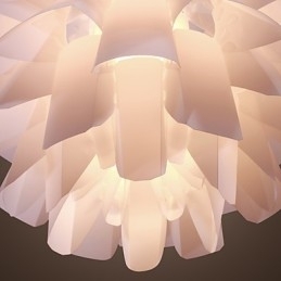 Moderne, eigentijdse retro schilderij hanglamp met wereldbol