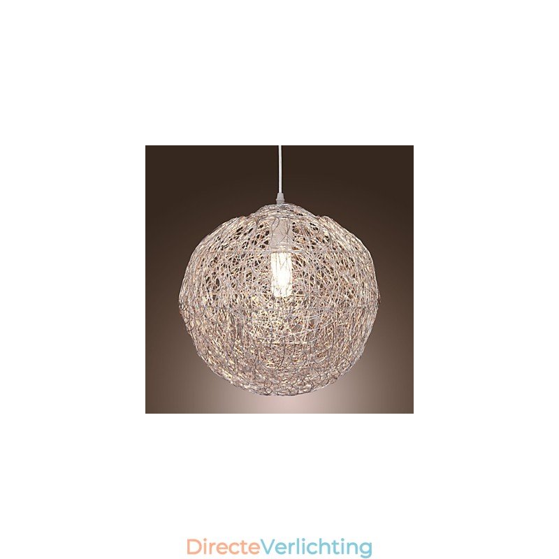 Moderne, eigentijdse Globe Mini-stijl Chromen hanglamp
