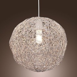 Moderne, eigentijdse Globe Mini-stijl Chromen hanglamp