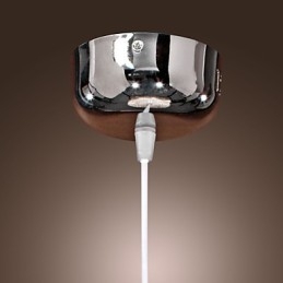 Moderne, eigentijdse Globe Mini-stijl Chromen hanglamp