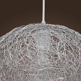 Moderne, eigentijdse Globe Mini-stijl Chromen hanglamp