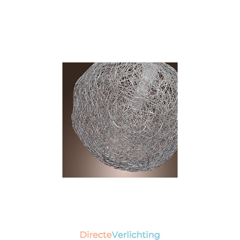 Moderne, eigentijdse Globe Mini-stijl Chromen hanglamp