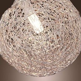 Moderne, eigentijdse Globe Mini-stijl Chromen hanglamp