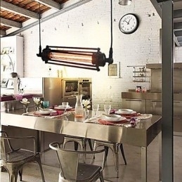 Loft Retro Kroonluchter Hanglamp Klassieke Vintage Lamp Landelijk Metalen Licht