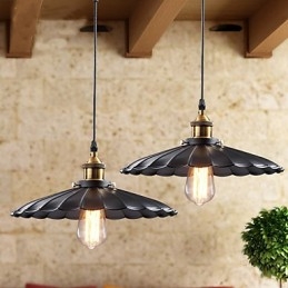 Retro klassieke Europese stijl hanglamp metalen kunst hanglamp