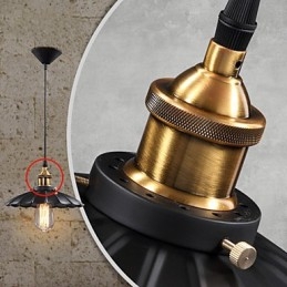 Retro klassieke Europese stijl hanglamp metalen kunst hanglamp