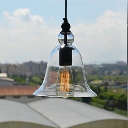 Traditionele klassieke vintage kom mini-stijl hanglamp