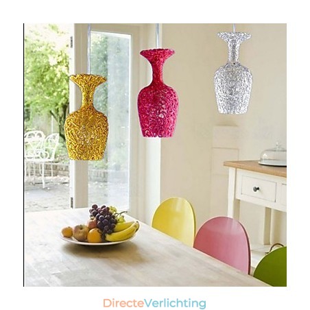 Geweven aluminium kroonluchter met driekoppige lamp Apple Geweven aluminium kroonluchter met driekoppige lamp Apple