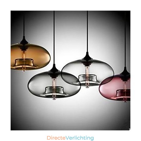 De ronde glazen kroonluchter De ronde glazen kroonluchter