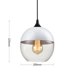 De Nordic Creative Stair Shop'S Art smeedijzeren glazen kroonluchterlamp
