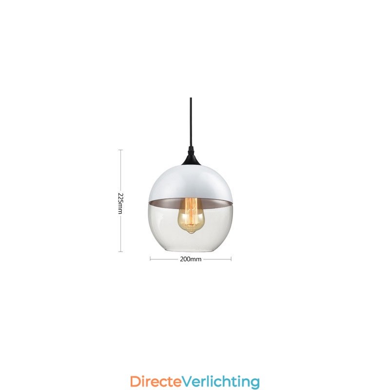 De Nordic Creative Stair Shop'S Art smeedijzeren glazen kroonluchterlamp