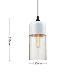 De Nordic Creative Stair Shop'S Art smeedijzeren glazen kroonluchterlamp