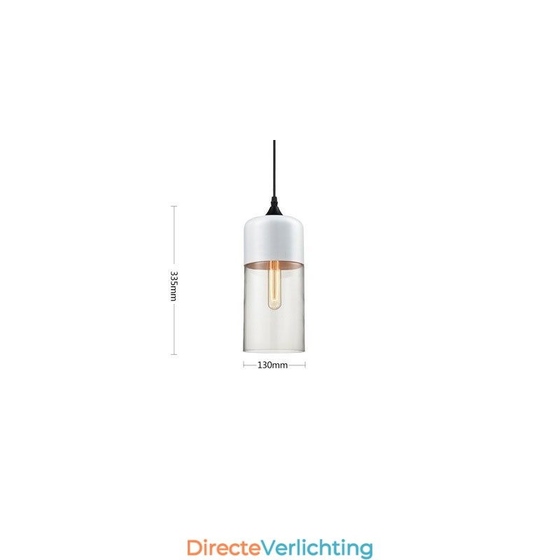 De Nordic Creative Stair Shop'S Art smeedijzeren glazen kroonluchterlamp