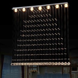 K9 Kristallen Hanglamp Hangende Draad Kroonluchter Verlichting Plafondlampen