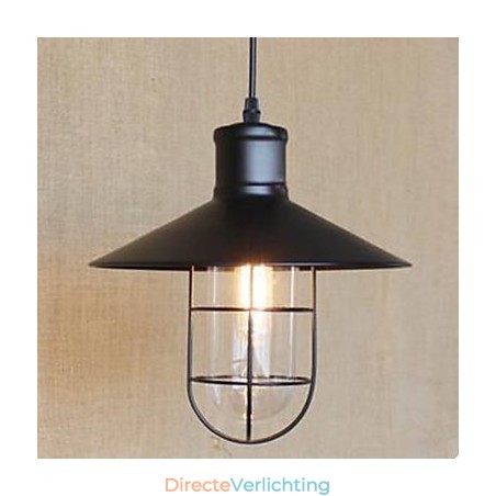 Glazen smeedijzeren snacklamp zittend atelier Glazen smeedijzeren snacklamp zittend atelier