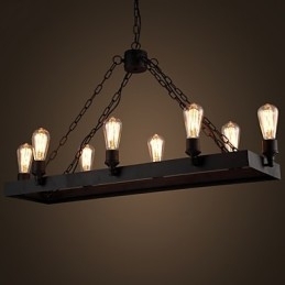 Moderne Retro Loft Kroonluchter Amerikaanse Landelijke Kroonluchter Creatieve Industriële Café Lamp Verlichting